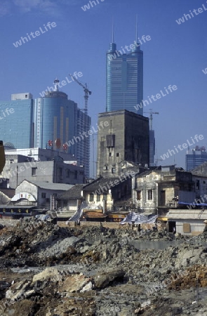 the city of Shenzhen north of Hongkong in the province of Guangdong in china in east asia. 