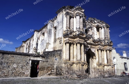 the old city in the town of Antigua in Guatemala in central America.   