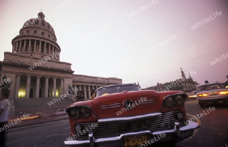 the capitolio National in the city of Havana on Cuba in the caribbean sea.