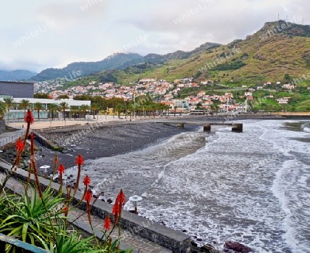 Madeira, am Strand von Machico