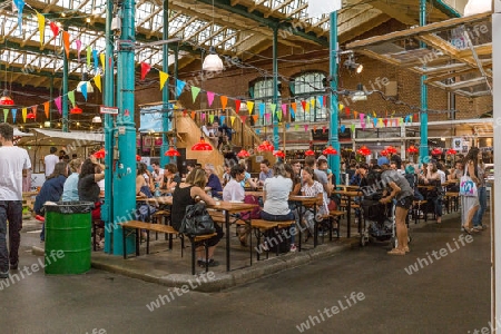 Lokal in einer Markthalle