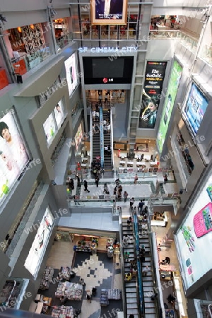 Das Shopping Center MBK beim Siam Square im Zentrum von Bangkok der Hauptstadt von Thailand in Suedostasien.  