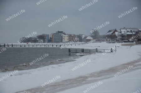 Strand im Winter