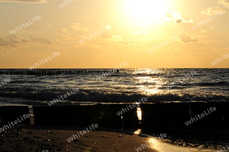 Sonnenuntergang in Warnem?nde