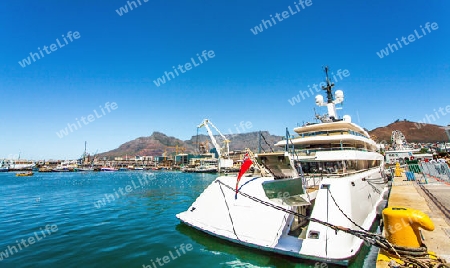 At the waterfront in Cape Town South Africa