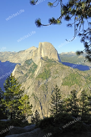 Half Dome, gesehen vom Glacier Point , Yosemite Nationalpark, Kalifornien, USA