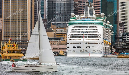 View of Sydney with Harbor Bridge New South Wales Australia