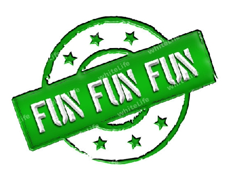 Sign, symbol, stamp or icon for your presentation, for websites and many more named FUN FUN FUN