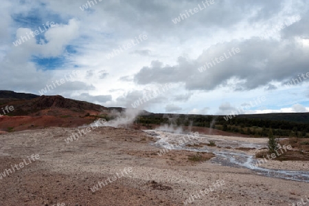 Der S?den Islands, Geysir-Gebiet im Hakadalur, im "Goldenen Zirkel"