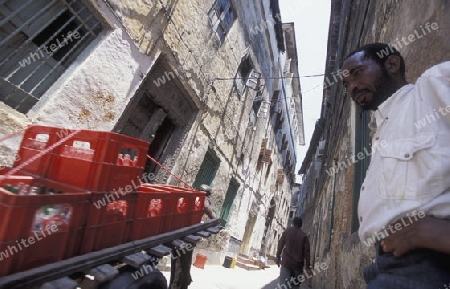 Die Altstadt von Stone Town  oder Zanzibar Town der Hauptstadt der Insel Sansibar im Indischen Ozean in Tansania in Ostafrika.. 