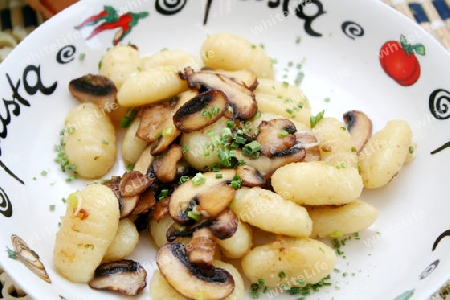 Gnocchi mit Pilzen