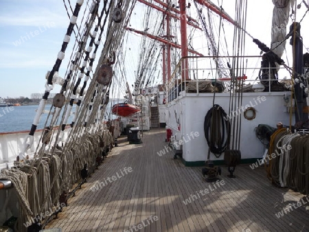 Russische Ordnung auf der Sedov !