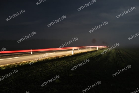 Nachts auf der Landstrasse