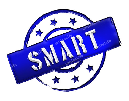 Sign, symbol, stamp or icon for your presentation, for websites and many more named SMART