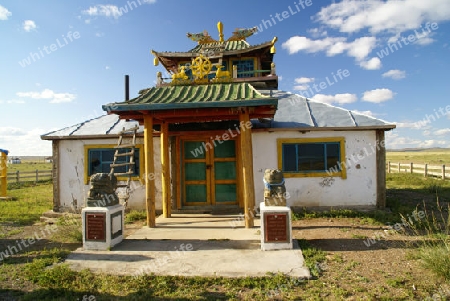 tempel in der Steppe