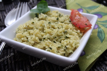 Risotto mit Spinat