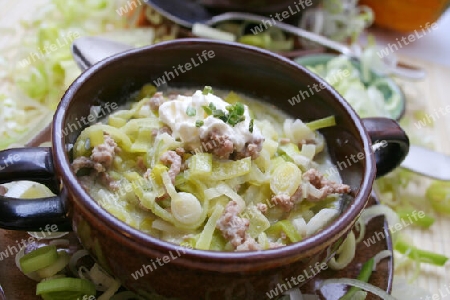 lauchkäsesuppe