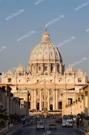 Rom - hl. Peterskirche - Basilika am morgen