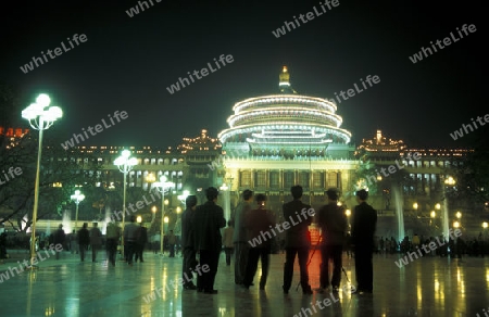 the city theater of Chongqing in the province of Sichuan in china in east asia. 