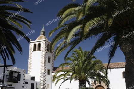 the Village Betancuria on the Island Fuerteventura on the Canary island of Spain in the Atlantic Ocean.