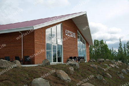 Der S?den Islands, Restaurant im Geysir-Gebiet, Hakadalur, im "Goldenen Zirkel"