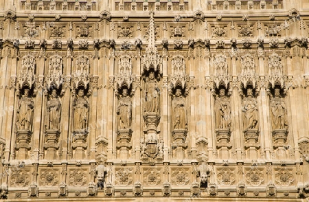 London - detail von der Fassade der Parlament