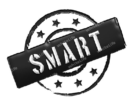 Sign, symbol, stamp or icon for your presentation, for websites and many more named SMART