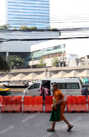 Die Innenstadt rund um den Siam Square Stadtteil im Zentrum der Hauptstadt Bangkok in Thailand. 