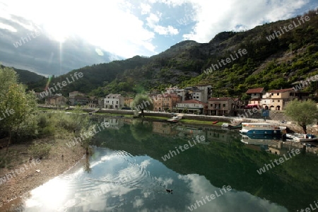 Europa, Osteuropa, Balkan. Montenegro, Skadar, See, Landschaft, Rijeka Crnojevica, Natur, Dorf,