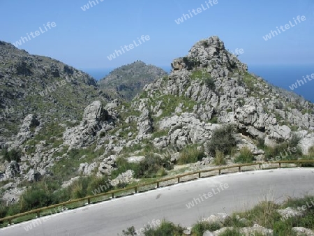 Mallorca. Strasse nach Sa Calobra