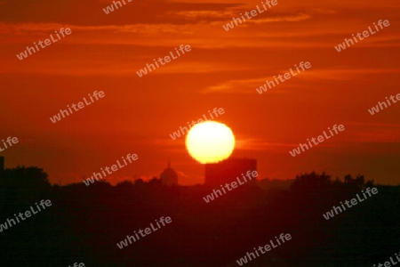 Sonnenuntergang in Potsdam