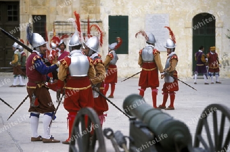 The Historical how at the Fort St Elmo in the Old Town in the City of Valletta on Malta in Europe.