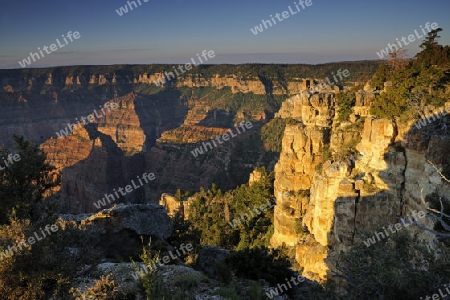 Sonnenaufgang am Point Imperial, Grand Canyon North Rim, Nordrand, Arizona, USA