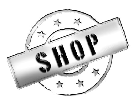 SHOP - Zeichen, Symbol im Retro Stil fuer Praesentationen, Prospekte, Internet, ...