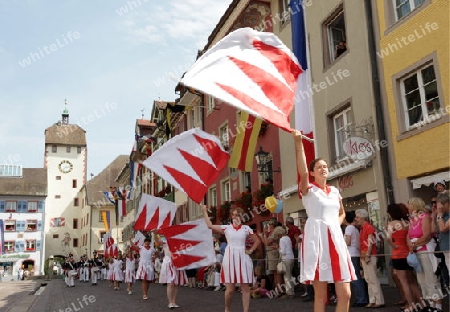 a traditional festival in the old town of Waldshut in the Blackforest in the south of Germany in Europe.