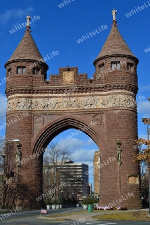 Soldiers? and Sailors? Denkmal Tor Hartford USA