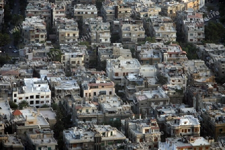 Asien, Naher Osten, Syrien, Damaskus,   Sicht ueber die Grossstadt von Damaskus der Hauptstadt von Syrien. 