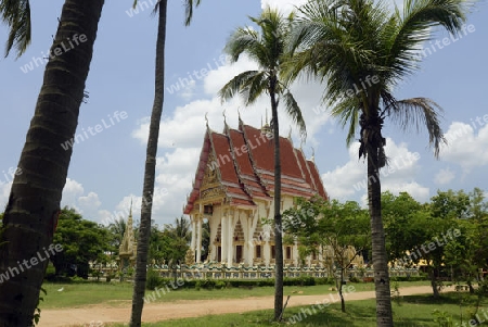 Der Tempel Wat Pak Saeng bei Lakhon Pheng am Mekong River in der Provinz Amnat Charoen nordwestlich von Ubon Ratchathani im nordosten von Thailand in Suedostasien.