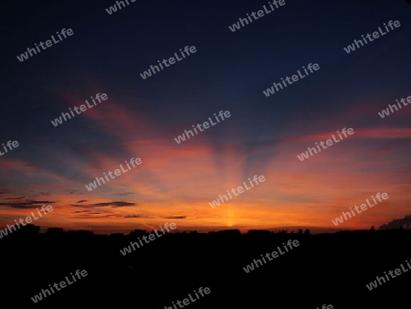 Sonnenuntergang/ Schetterling