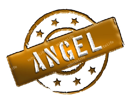 Sign, symbol, stamp or icon for your presentation, for websites and many more named ANGEL