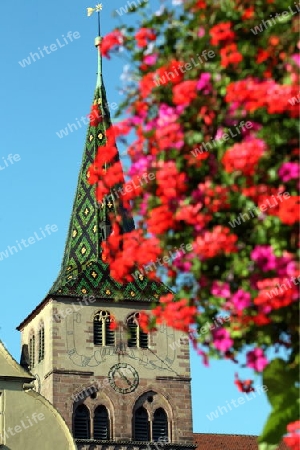  the Village of Turckheim in the province of Alsace in France in Europe