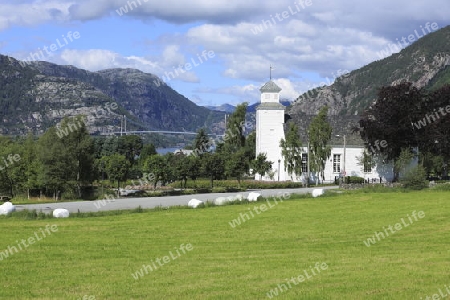 Kirche am Lysefjord