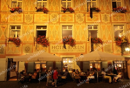  the old town of Freiburg im Breisgau in the Blackforest in the south of Germany in Europe.