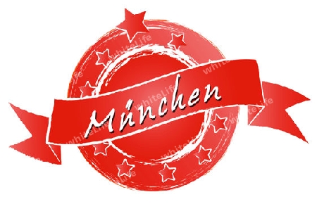 M?nchen - Banner, Logo, Symbol im Royal Grunge Style fuer Praesentationen, Flyer, Prospekte, Internet,...