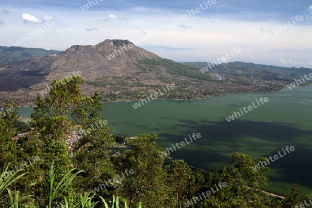 Asien, Suedost, Indonesien, Bali, Insel, Batursee, See, Lake, Gunung Batur, Berg Batur, Vulkan, Kratersee, Landschaft, Kedisan,    (Urs Flueeler) 