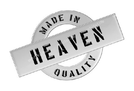 Made in Heaven - Quality seal for your website, web, presentation