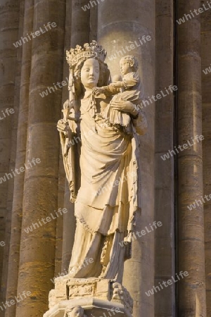 Paris -heilge Maria - Notre Dame Kathedrale