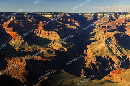 Sonnenuntergang Yavapai Point, Grand Canyon South Rim, Sued Rand, Arizona, Suedwesten, USA