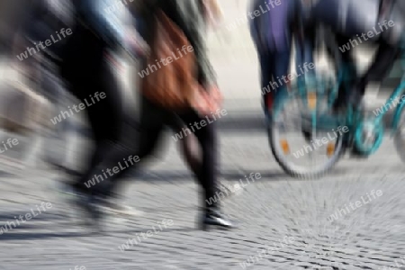 group of running people