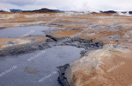 Geothermalgebiet vom Namafjell in Island